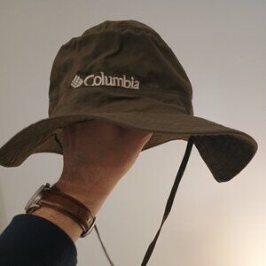 Columbia | Men's Sun Shade Adjustable Bucket Booney Hat Olive Green Sz OS